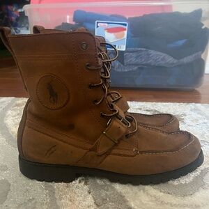 Polo Ralph Lauren Tan Leather Boots